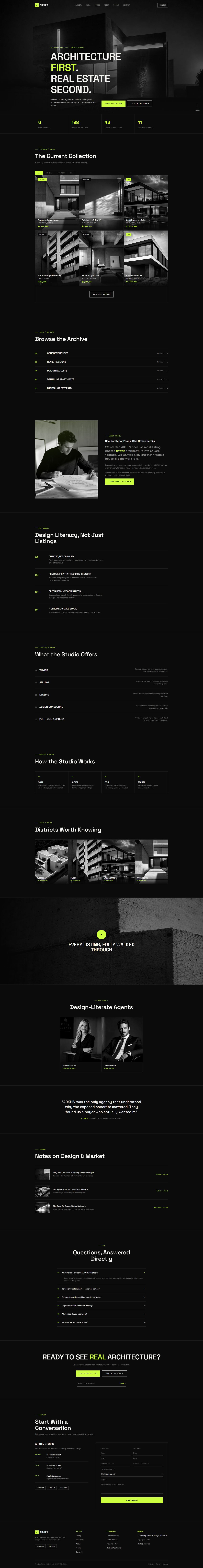 ARKHIV — Architectural Real Estate Studio
